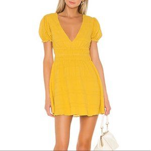 Privacy Please Lilah Yellow Mini Dress